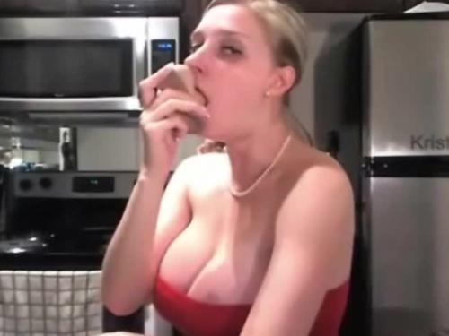 Hot amateur deepthroat dildo big tits webcam